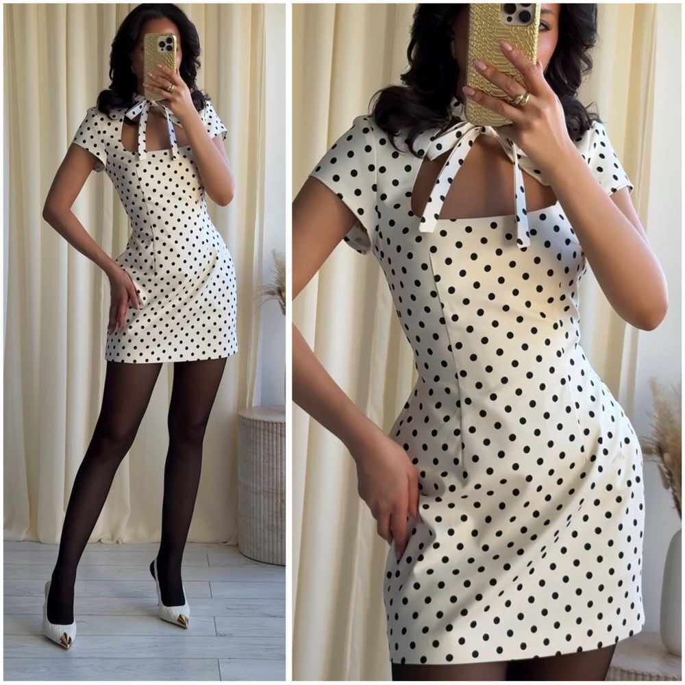 ZARA POLKA DOT DRESS